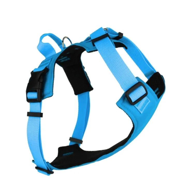 Szelki bezuciskowe dla psa PRO-COMFORT™ NIEBIESKIE M|25mm