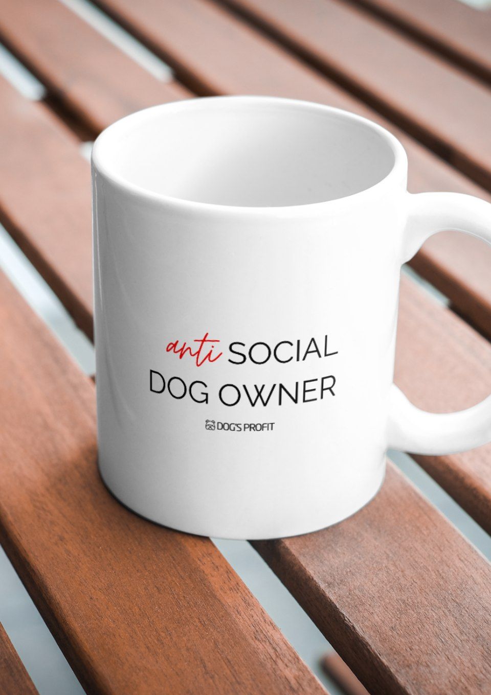 Kubek ANTI SOCIAL DOG OWNER