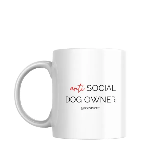 Kubek ANTI SOCIAL DOG OWNER