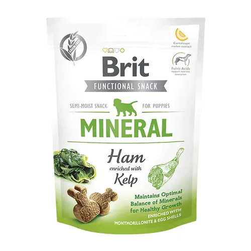 BRIT CARE FUNCTIONAL SNACK MINERAL HAM PUPPY 150G