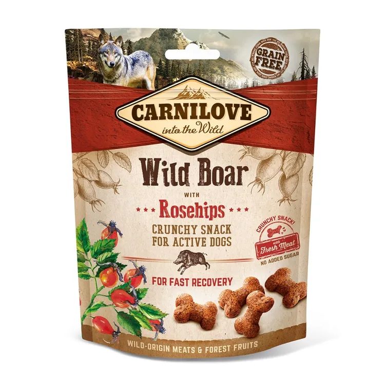 Carnilove Crunchy Snack Wild Boar & Rosehips with fresh meat