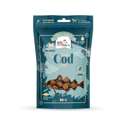 Syta Micha Fish & Seafood Przysmaki z dorszem dla psa
