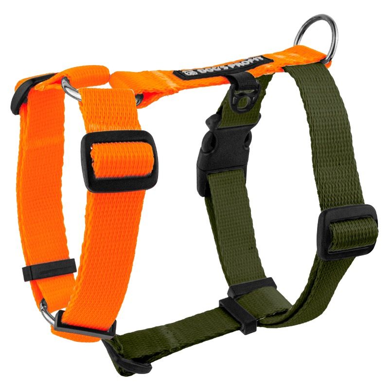 Szelki guard pomarańczowy jak pomarańcza + khaki jak khaki