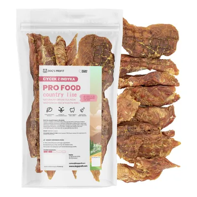PIERŚ Z INDYKA suszony przysmak dla psa