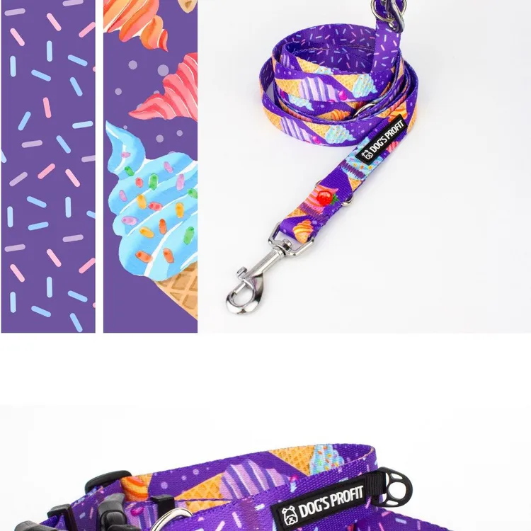 Smycz przepinana GELATO 200cm 25mm