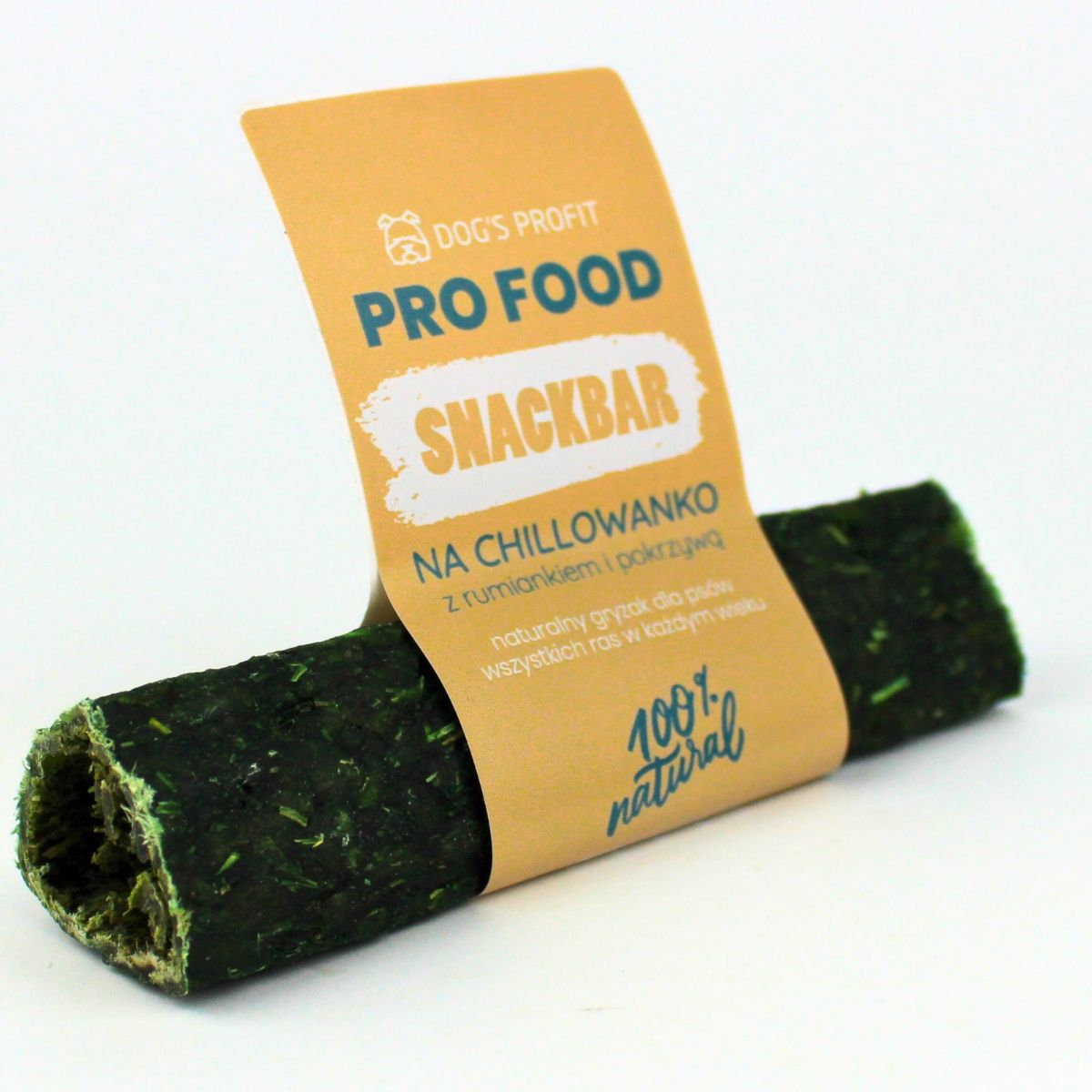 Gryzak dla psa SNACKBAR na CHILLOWANKO z rumiankiem 12cm | 45g