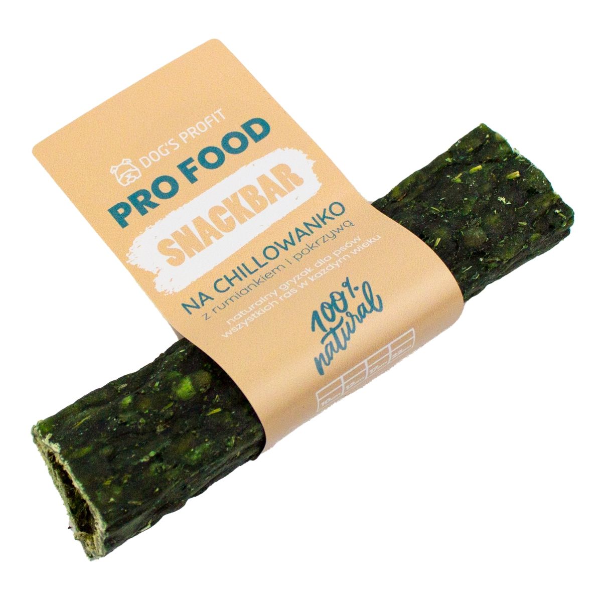 Gryzak dla psa SNACKBAR na CHILLOWANKO z rumiankiem 12cm | 45g