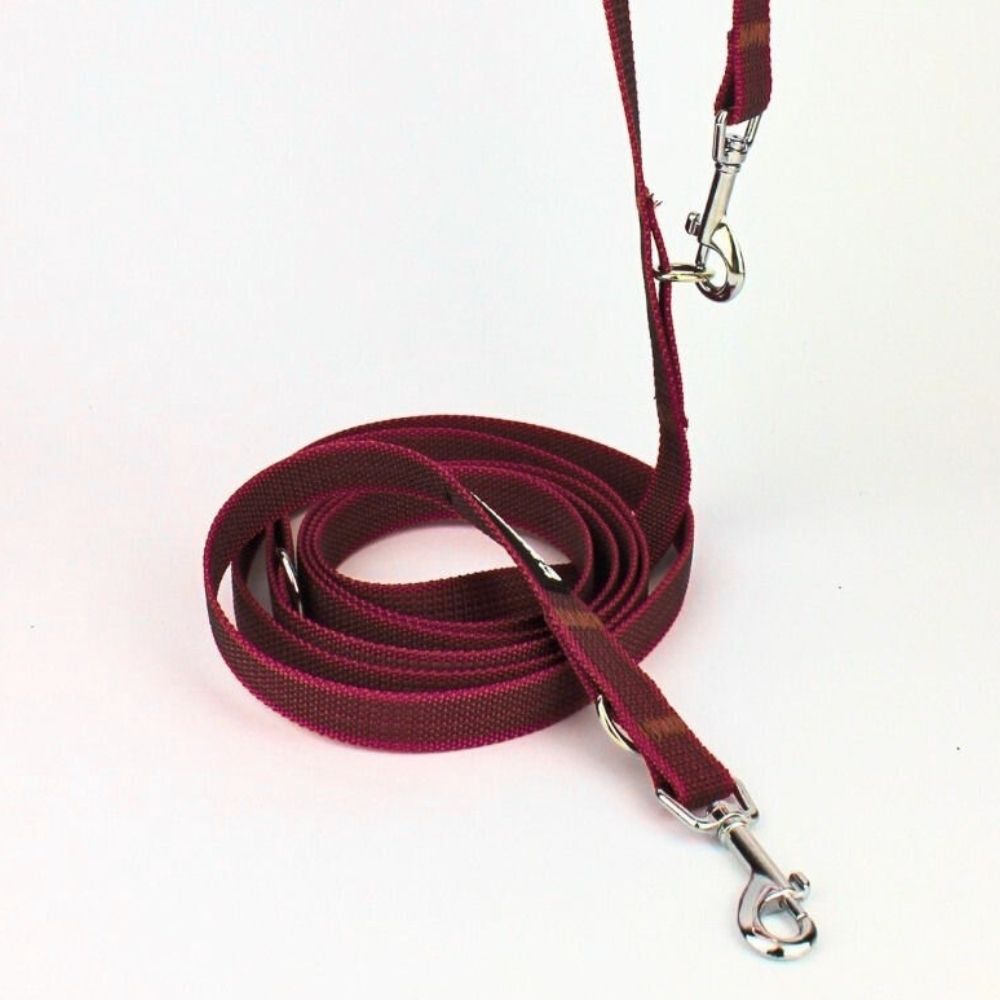 Gumowana smycz przepinana CHERRY