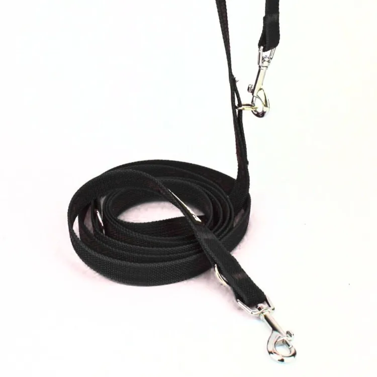 Gumowana smycz przepinana NEGRO 200cm 20mm