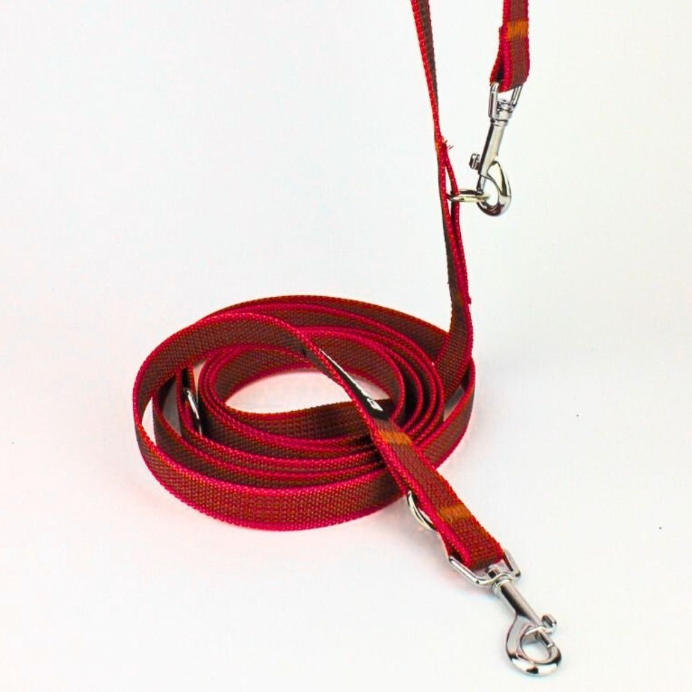 Gumowana smycz przepinana POMODORO