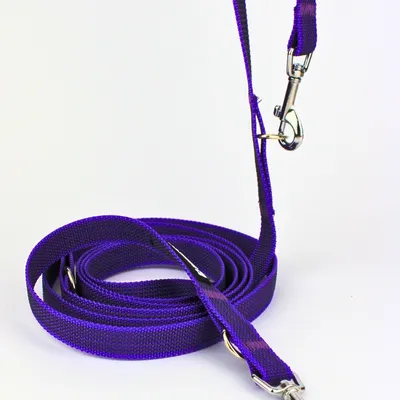 Gumowana smycz przepinana ULTRA VIOLET