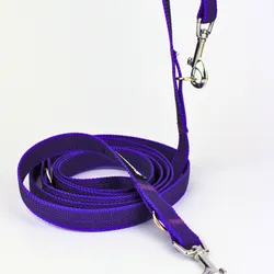 Gumowana smycz przepinana ULTRA VIOLET