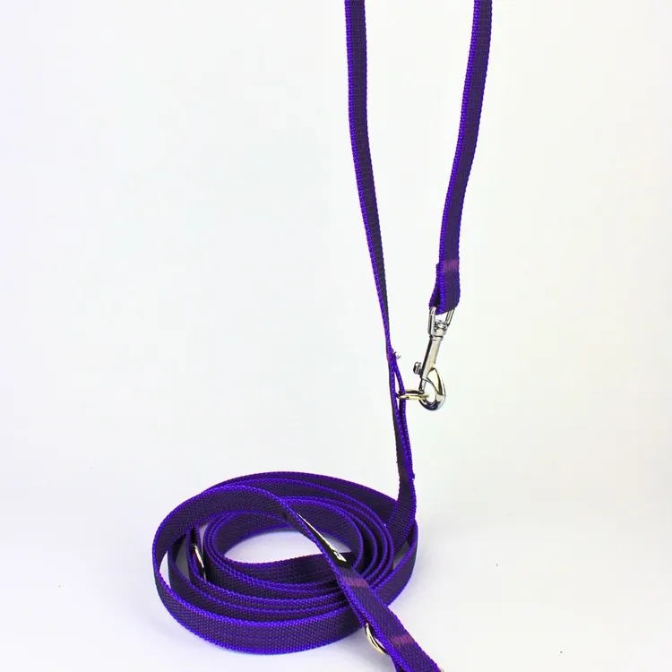 Gumowana smycz przepinana ULTRA VIOLET 200cm 20mm