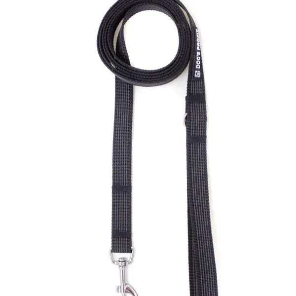 Gumowana smycz miejska NEGRO