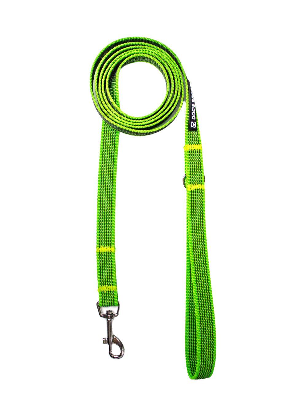 Gumowana smycz miejska LIME