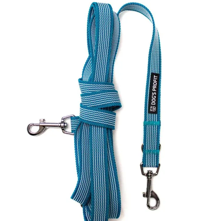 Gumowana smycz przepinana PACIFIC 200cm 20mm