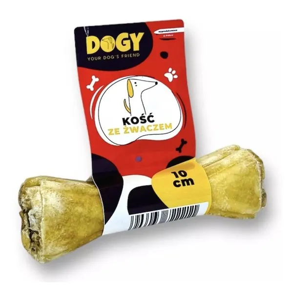 DOGY Kość do żucia dla psa ZE ŻWACZEM WOŁOWYM