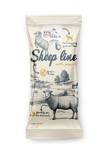 Syta Micha SHEEP LINE Kość do żucia Owca z gruszką 12cm