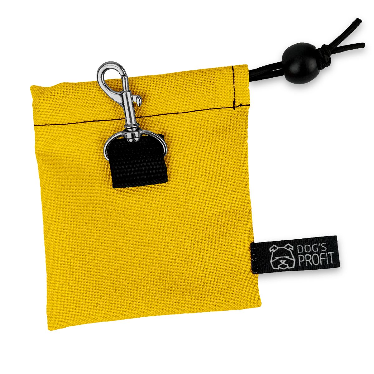 MINI saszetka na smaczki ŻÓŁTA JAK ŚNIEG