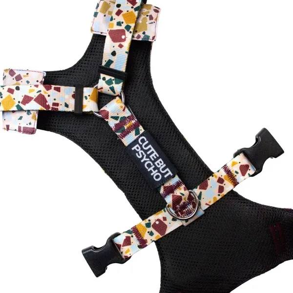 Nakładka ostrzegawcza na obroże/szelki CUTE BUT PSYCHO