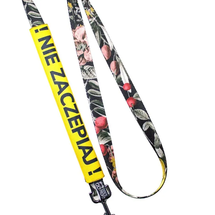 Nakładka ostrzegawcza na smycz NIE ZACZEPIAJ 20mm