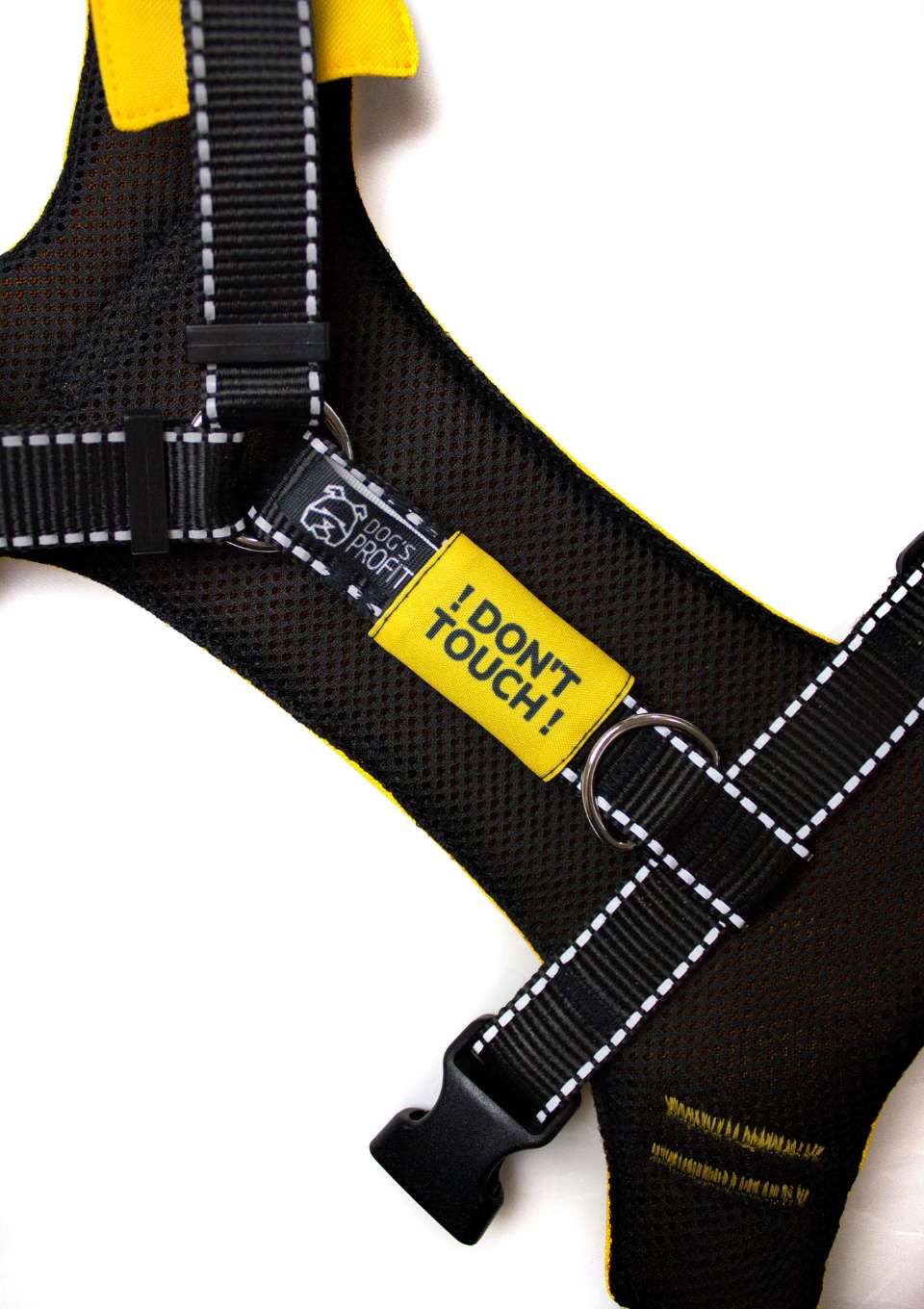 Nakładka ostrzegawcza na obroże/szelki DON'T TOUCH