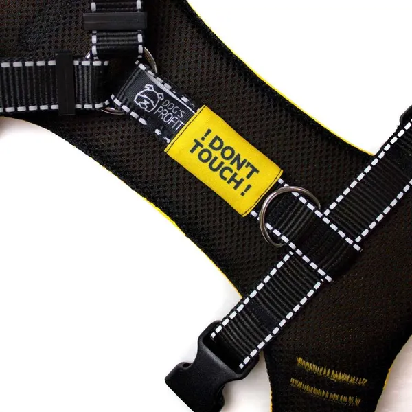 Nakładka ostrzegawcza na obroże/szelki DON'T TOUCH