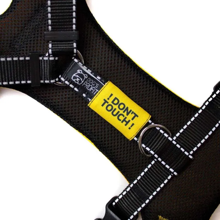 Nakładka ostrzegawcza na obroże/szelki DON'T TOUCH 20mm