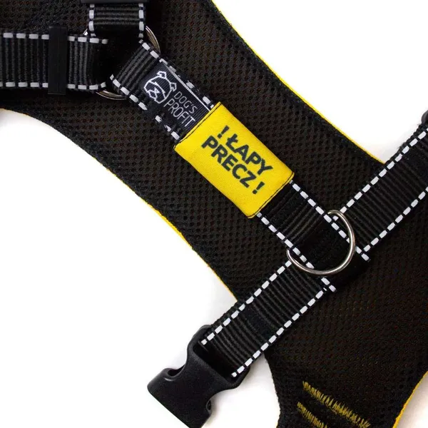 Nakładka ostrzegawcza na obroże/szelki ŁAPY PRECZ