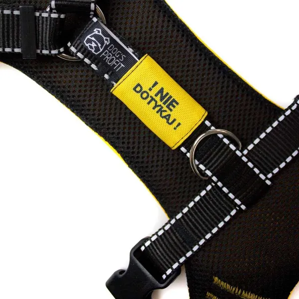 Nakładka ostrzegawcza na obroże/szelki NIE DOTYKAJ