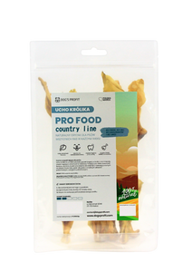 Dog's Profit PRO FOOD suszone USZY KRÓLICZE bez futra dla psa 100g 1 szt.