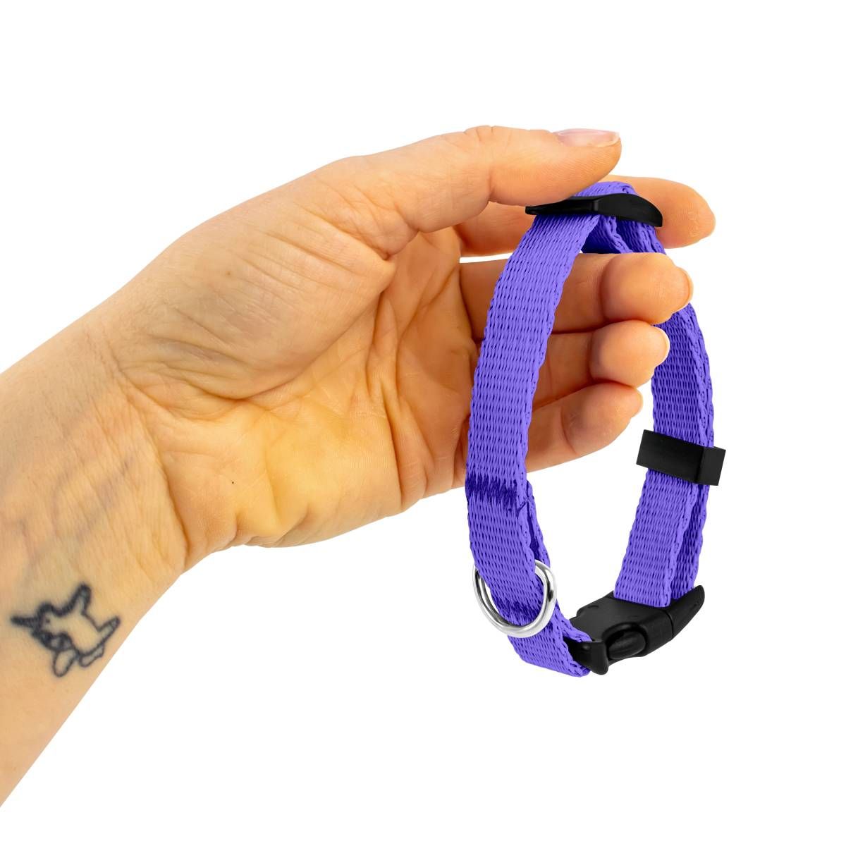 Obroża dla szczeniaka BŁĘKITNA JAK JEGO OCZY