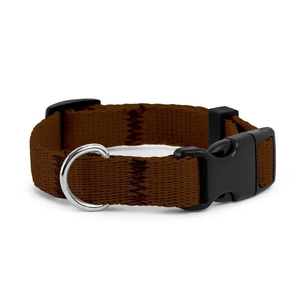 Obroża dla szczeniaka BRĄZOWA JAK MLECZNA CZEKOLADA