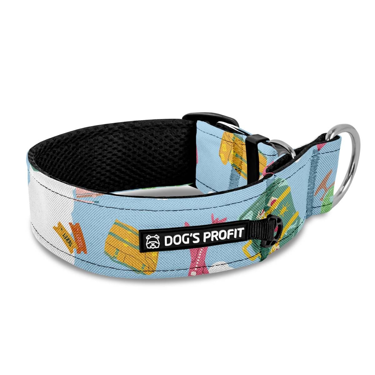 Obroża półzaciskowa dla charta Voyage, voyage!