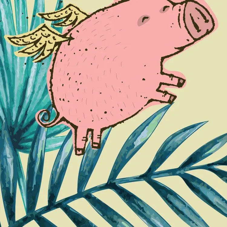 Smycz miejska JUNGLE PIG 150cm 20mm