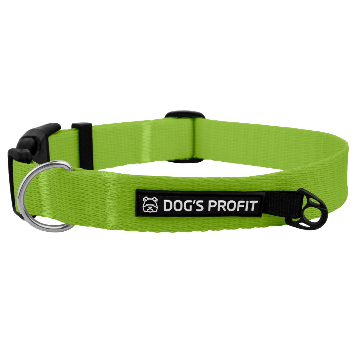 Obroża z klamrą ZIELONA JAK TRAWA