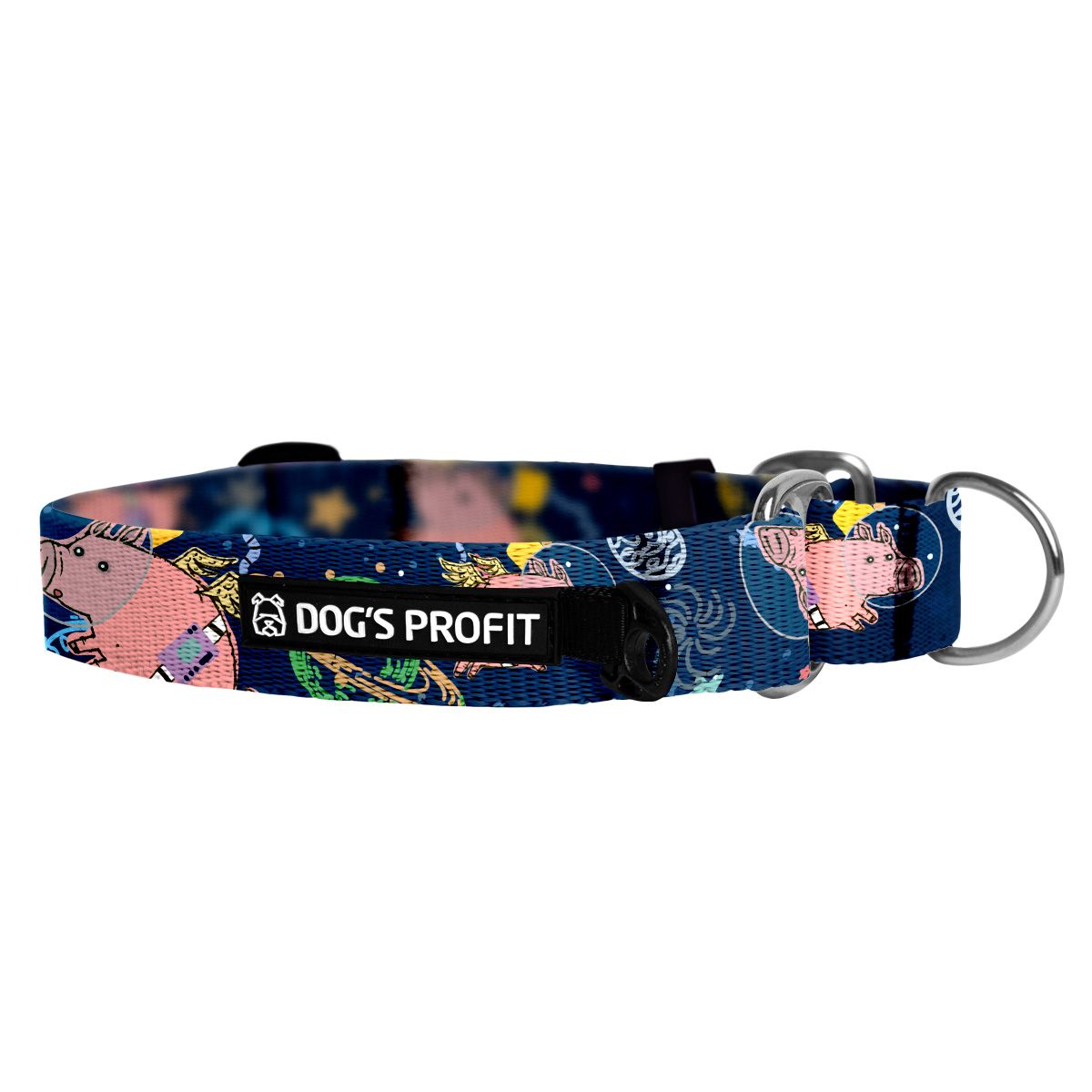 Obroża martingale ASTRO PIG