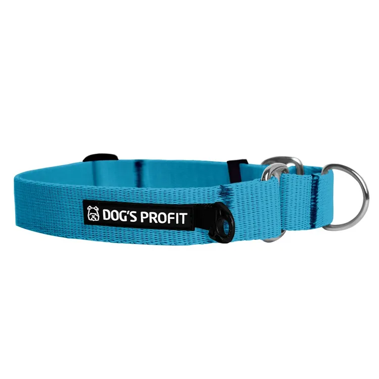 Obroża martingale NIEBIESKA JAK NIEBO S|20mm