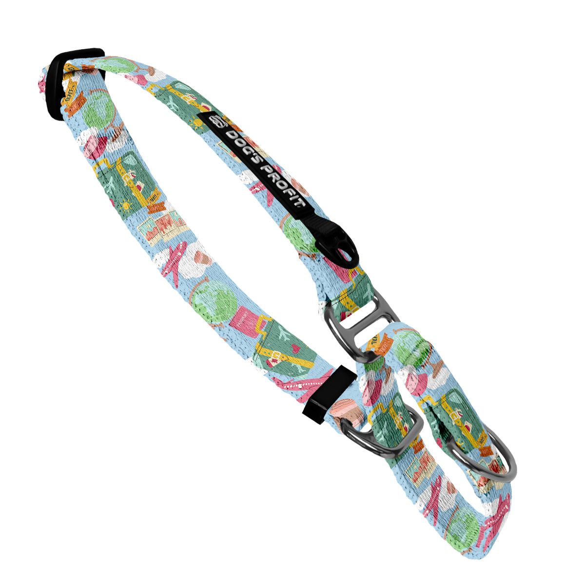 Obroża martingale Voyage, voyage! S|20mm