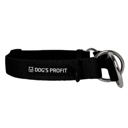 Obroża półzaciskowa CZARNA JAK SERCE EX