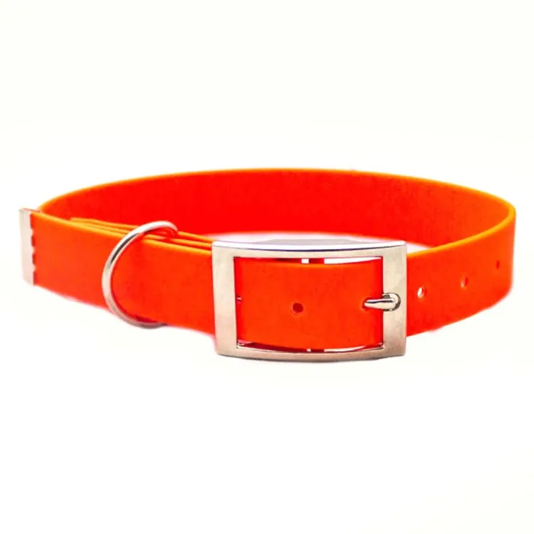 Obroża ze sprzączką ADVENTURE CRAZY ORANGE S | 16mm