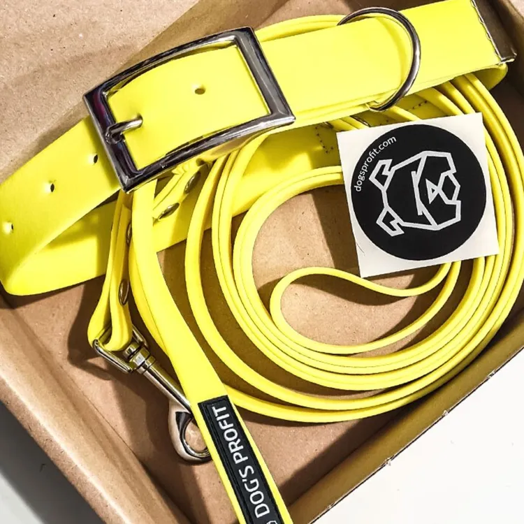 Smycz miejska ADVENTURE LEMON 150cm 16mm