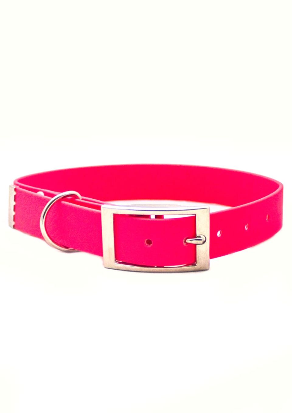 Obroża ze sprzączką ADVENTURE PINK