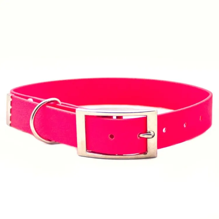 Obroża ze sprzączką ADVENTURE PINK S | 16mm