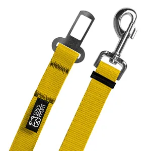 Pas do auta ŻÓŁTY JAK ŚNIEG