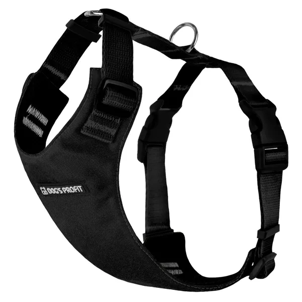 Szelki bezuciskowe CZARNE JAK SERCE EX