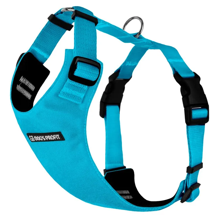 Szelki bezuciskowe NIEBIESKIE JAK NIEBO XS|20mm