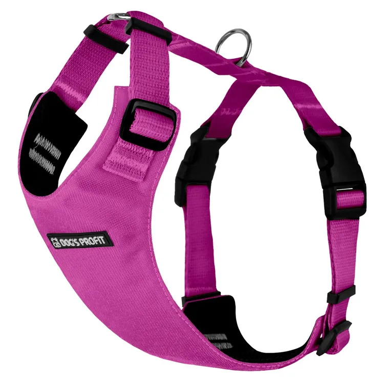 Szelki bezuciskowe RÓŻOWE JAK SIĘ PATRZY XS|20mm