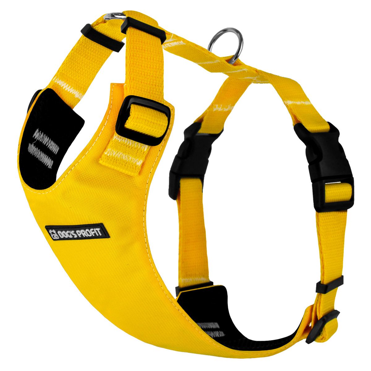 Szelki bezuciskowe ŻÓŁTE JAK ŚNIEG