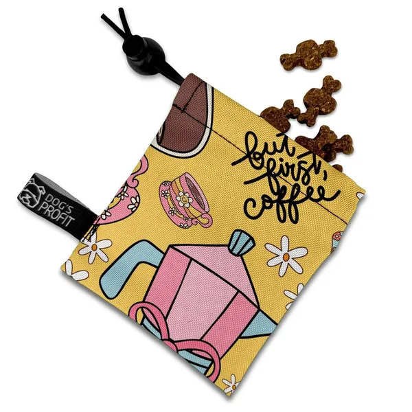 MINI saszetka na smaczki Ok, but first coffee